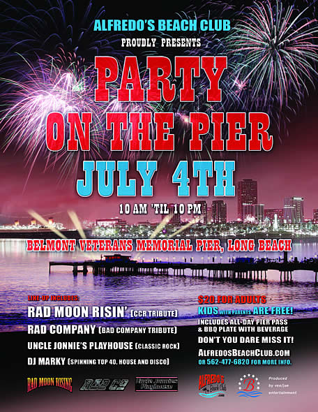 July 4th Party on the Pier, Belmont Veterans Memorial Pier