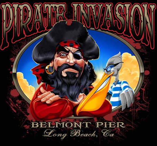 Pirate Invasion of Belmont Pier